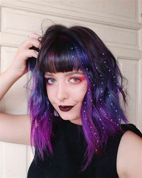 galaxy pink and purple hair|ipsy galaxy hair colors.